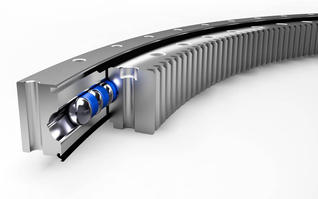 diamond chrome plating on slew bearing