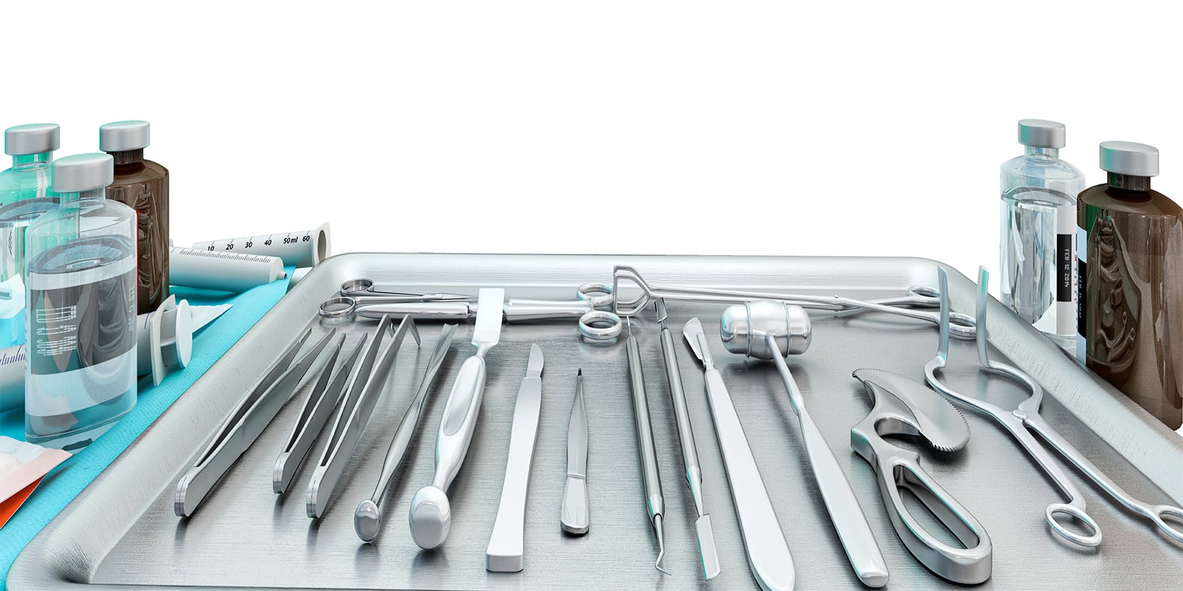 medical coating ME-92 on stainless steel surgical tools