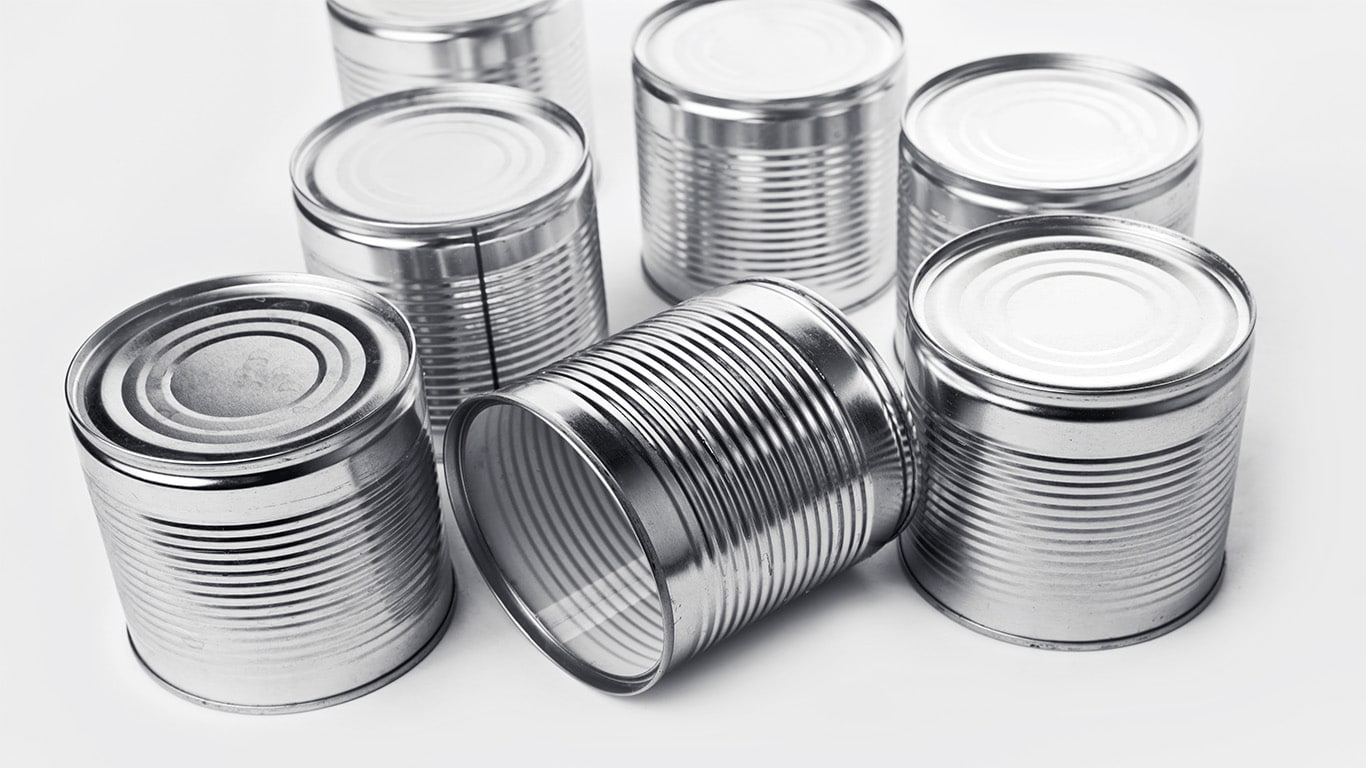 tin plating on cans