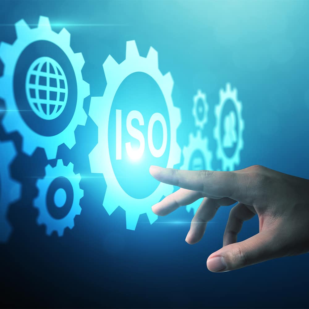 iso approved icon in surface engineering