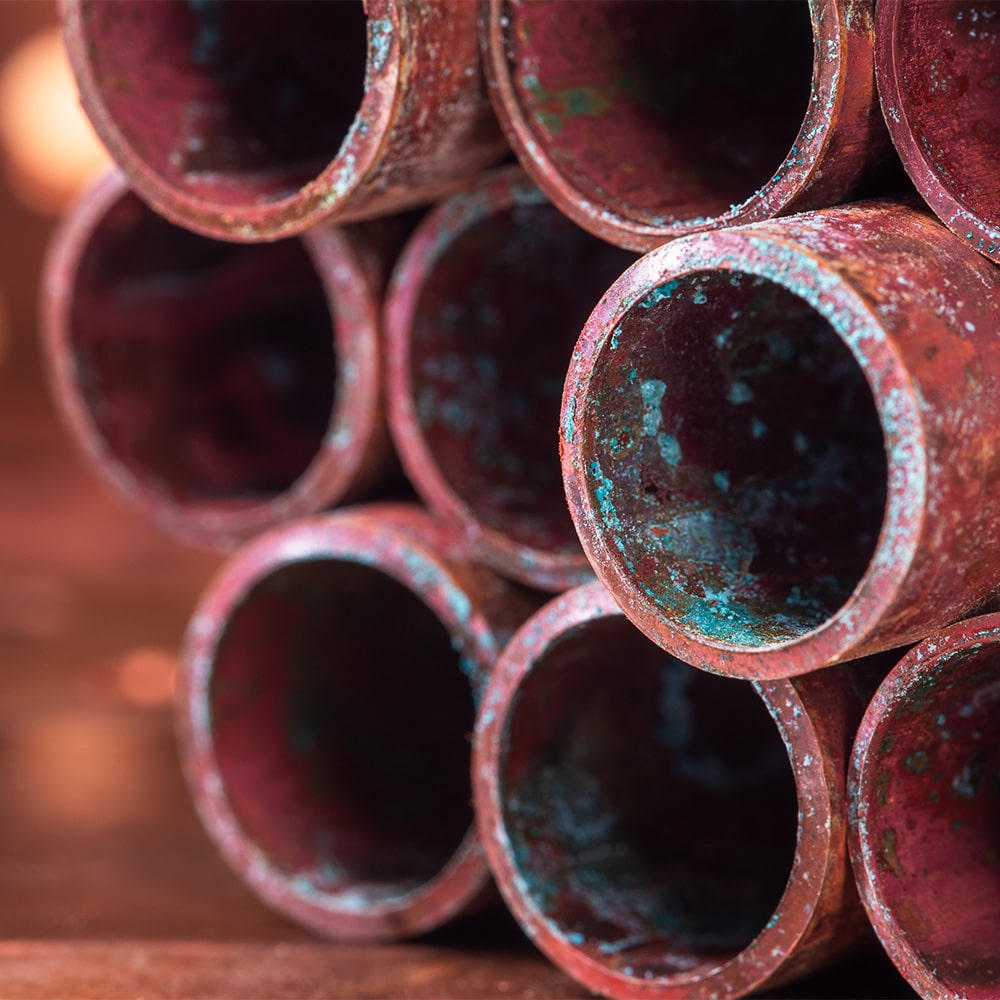 dealloying corrosion of copper pipes