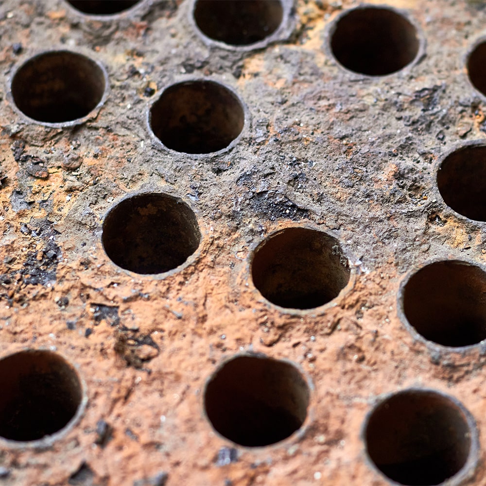 erosion corrosion on heat exchanger