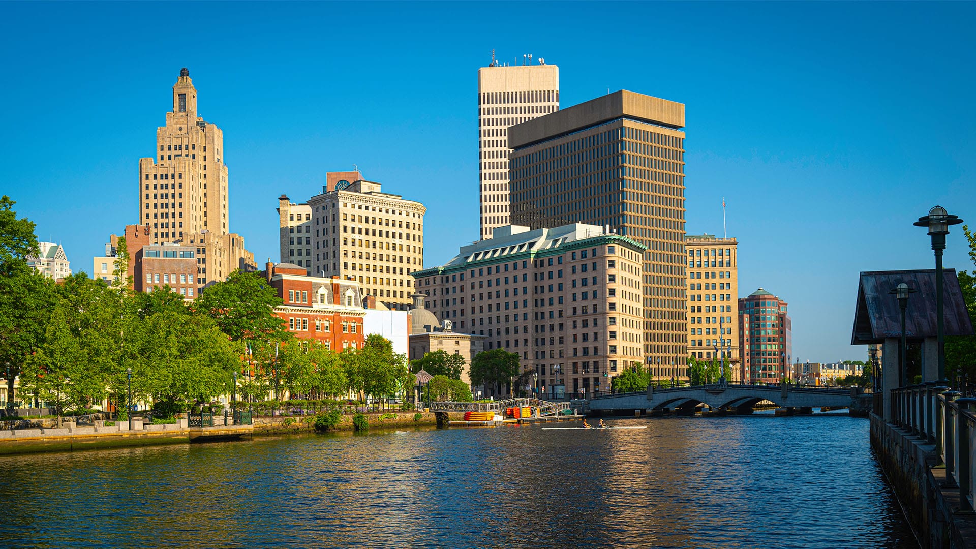 Providence city view near Electrolizing of Rhode Island.