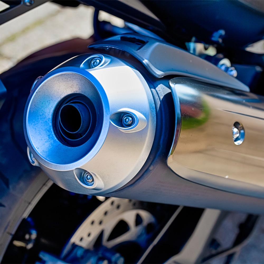 AMS 2403 electrodeposited nickel plating on motorcycle exhaust