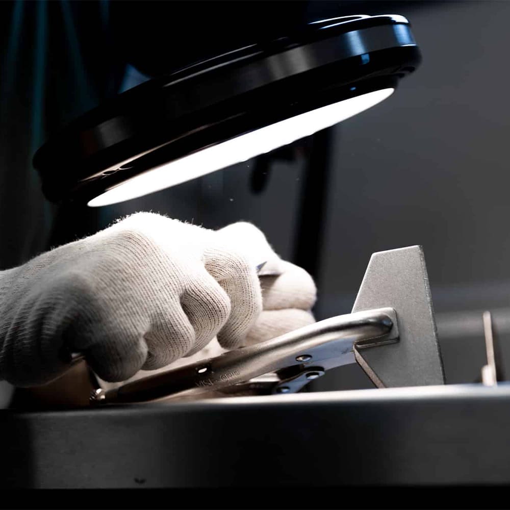 AMS 2438 testing for durability on metal sample