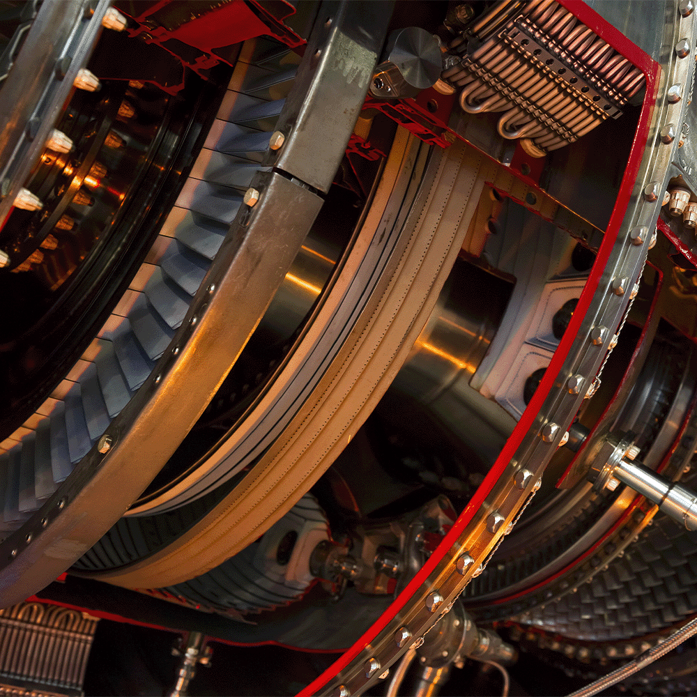 close up image of nadcap certified jet engine undercarriage