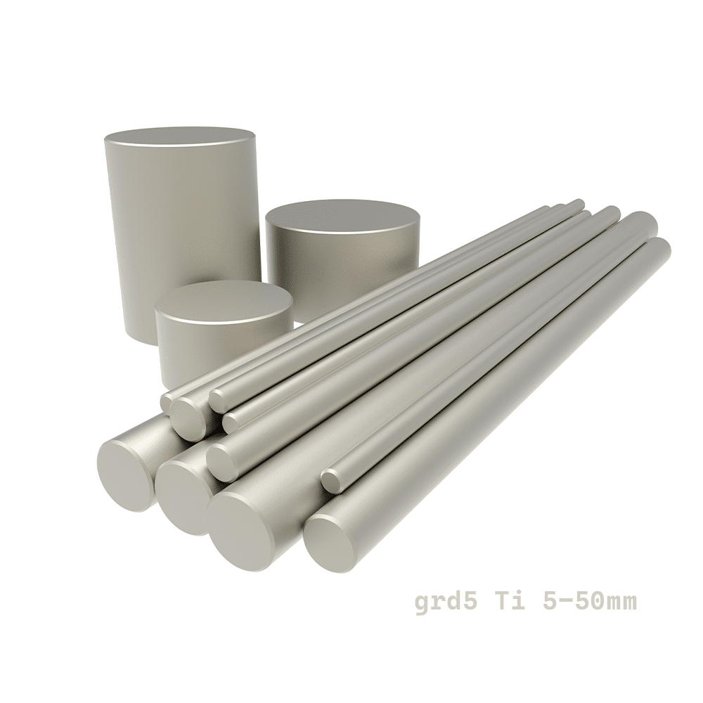 Titanium round bars for machining corrosion resistant components