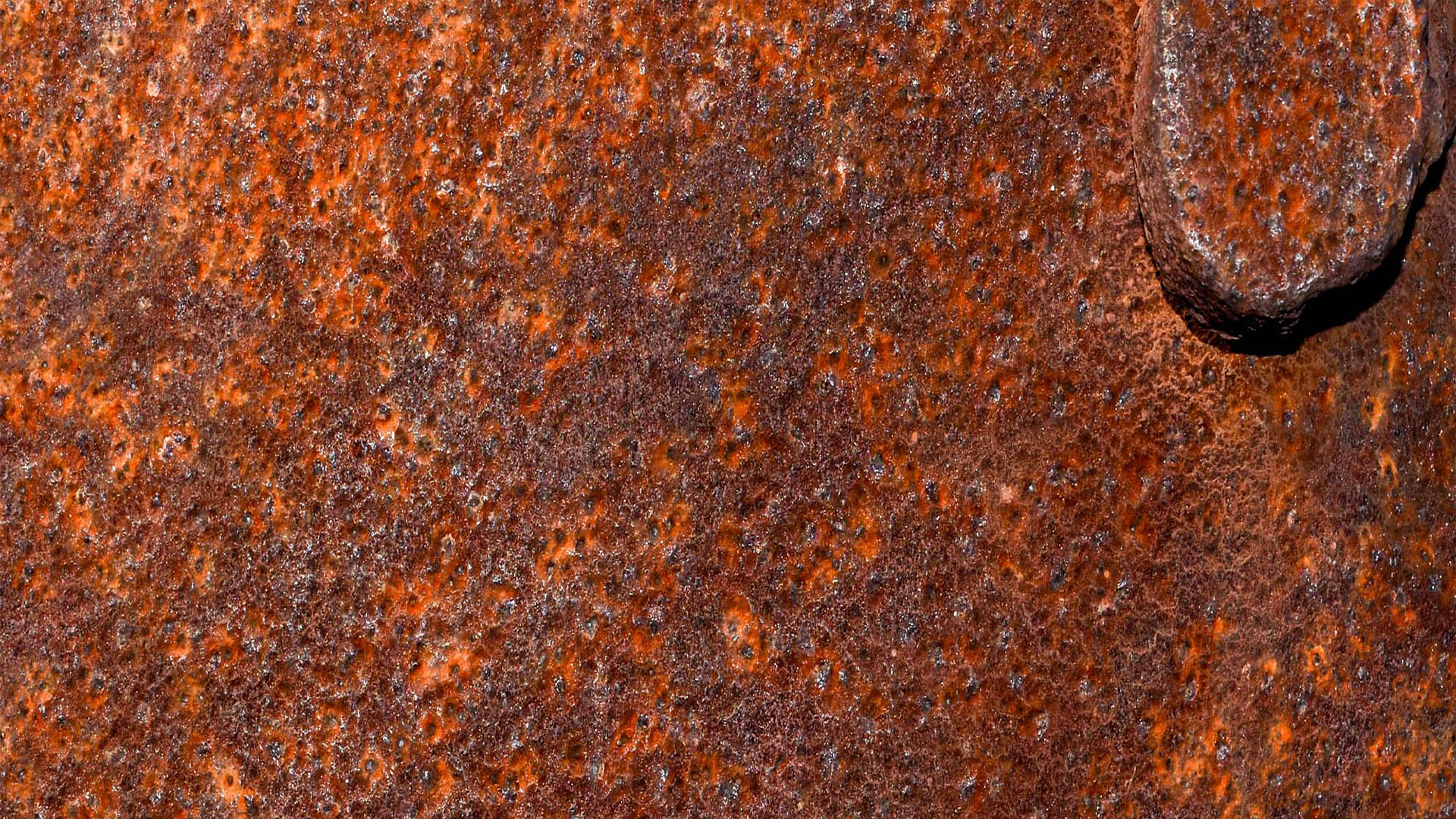 uniform corrosion of metal surface due to lack of nickel chrome plating