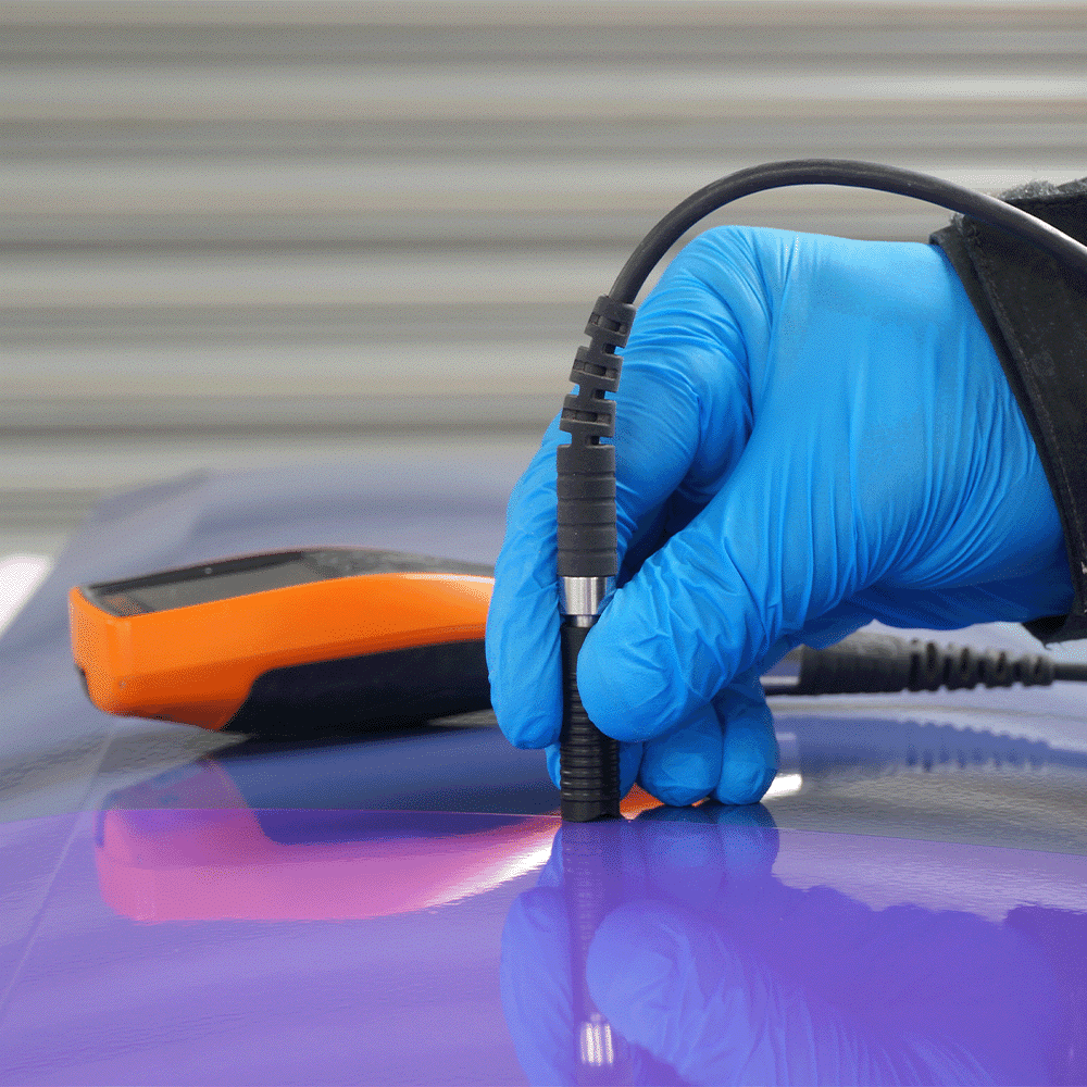 electromagnetic test for coating thickness per ASTM E376 standard