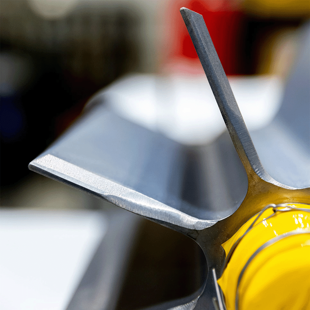 Part ready for X-ray inspection per ASTM B568