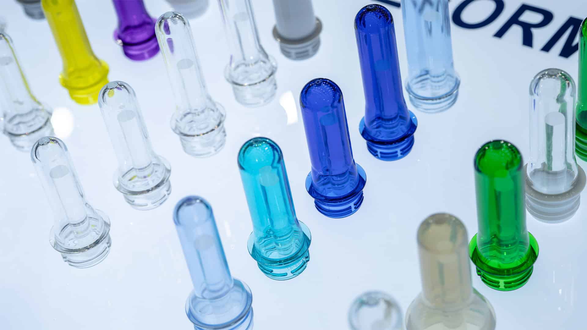 pre formed plastics ready for stretch blow molding into bottles for storing liquids