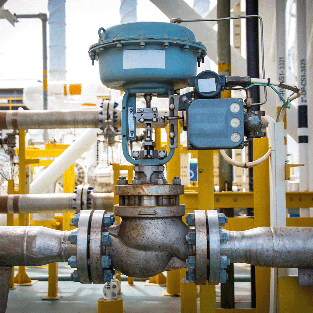 Pressure control valve and actuator for oil and gas application