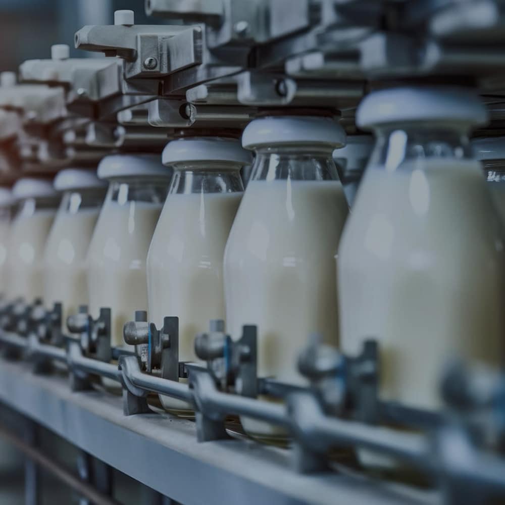 packaging line for dairy